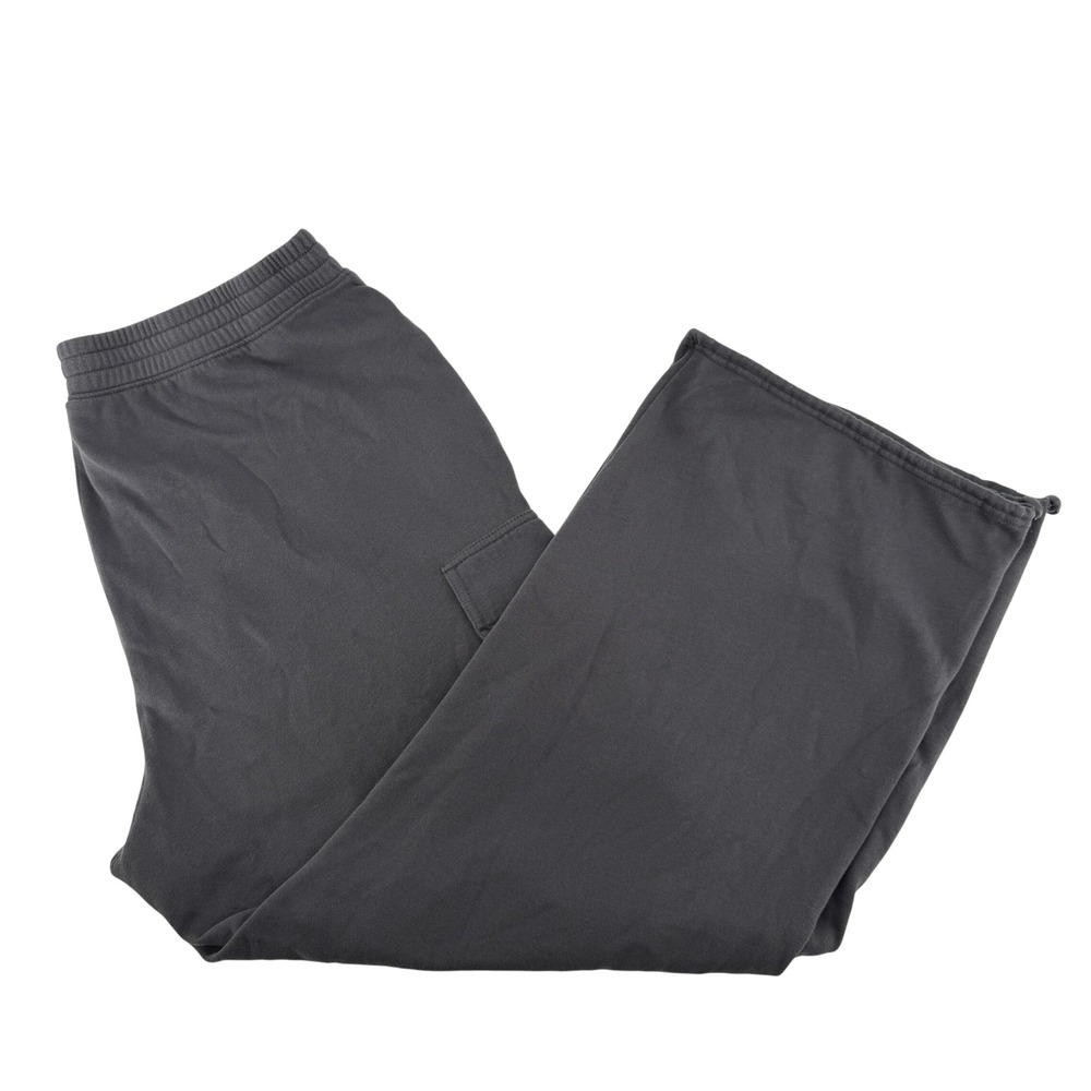 Hollister Cargo Sweatpants Womens XL Gray Ultra High-Rise Wide-Leg Bungee Hem